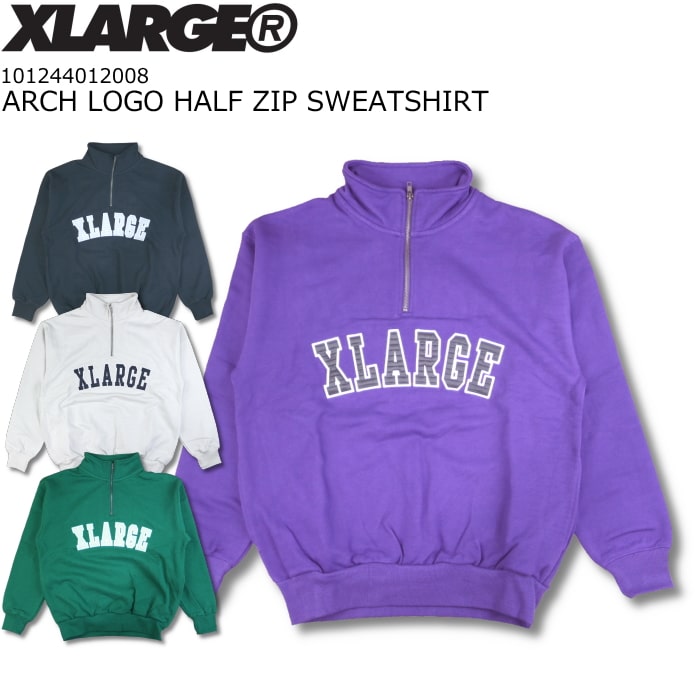 XLARGE ハーフジップ XLARGE トレーナー スウェット XLARGE(エクストララージ) HALF