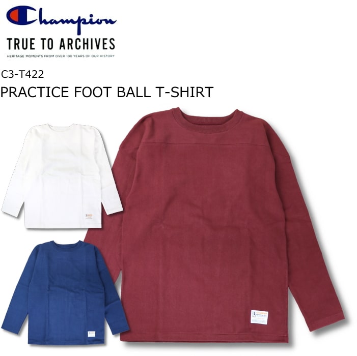 楽天市場】Champion TRUE TO ARCHIVES PRACTICE FOOTBALL T-SHIRT