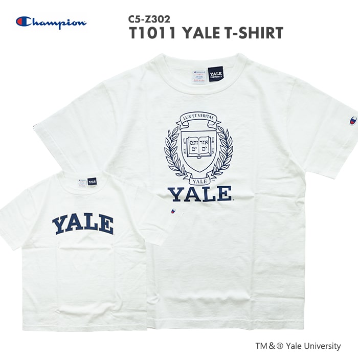 楽天市場】CHAMPION チャンピオン T1011 YALE T-SHIT ティーテン