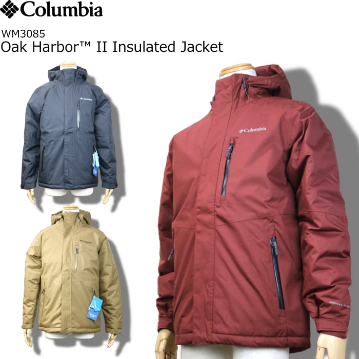 コロンビア Columbia オークハーバーII インシュレーテッド ジャケット WE3085 メンズ アウター オムニヒート インフィニティ オムニテック ダウン 中綿 中わた 防水 撥水 はっ水 防寒 保温 ライトアウター アメカジ アウトドア 高機能 コート 冬 暖かい ブランド 国内正規 17,908円