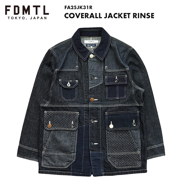 送料無料☆期間限定値下げ☆入手困難 大人気FDMTLカバーオール FDMTL(ファンダメンタル)】COVERALL CAPE 3YR WASH カバーオール