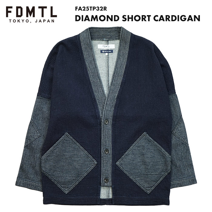 FDMTL　デニム ロングカーディガン 楽天市場】【FDMTL(ファンダメンタル)】DIAMOND LONG CARDIGAN RINSE
