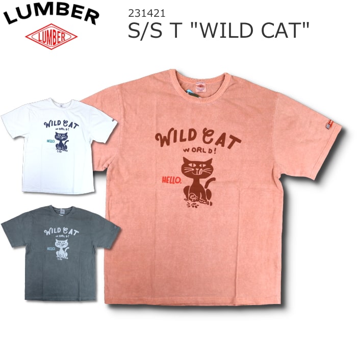 楽天市場】LUMBER S/S T-SHIRT BLACK CAT ランバー 半袖 Tシャツ