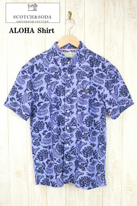 [SALE] SCOTCH & SODA スコッチ&ソーダ ALOHA SHIRT アロハシャツ 292-12411 A(1025)
