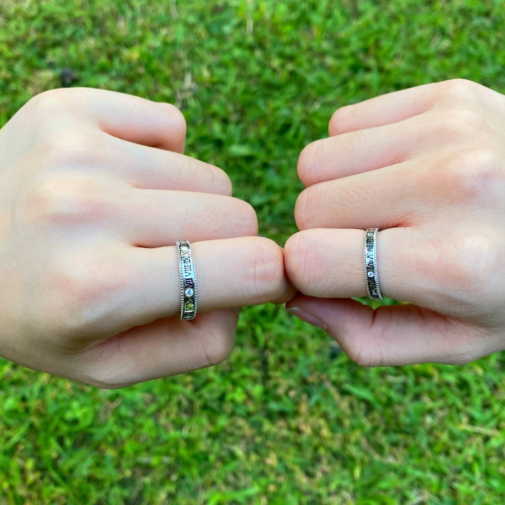 シルバー925 ペアリング ２個セット リング 結婚指輪 メンズ 婚約指輪 ...