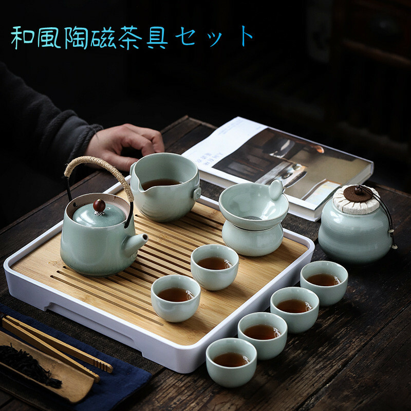 楽天市場】急須 湯呑み セット ティーポット 番茶器セット 茶器揃 陶磁 