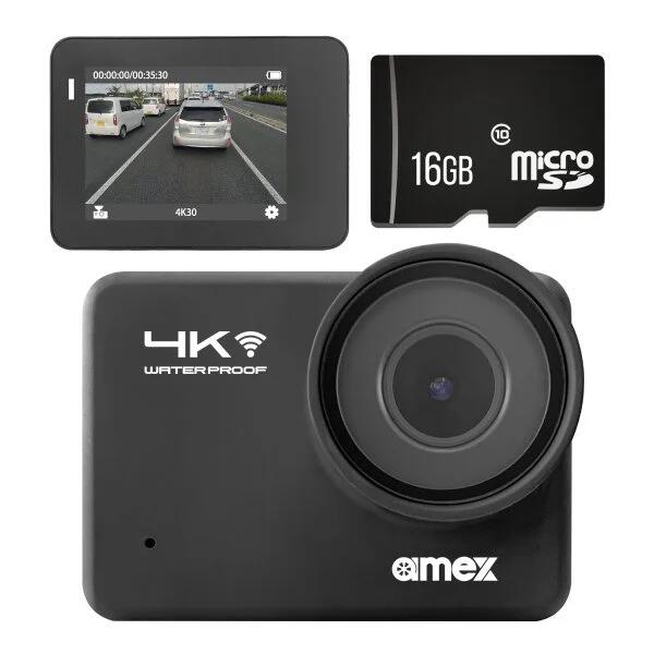 バイク・サイクルレコーダー 4K防水・防振 AMEX-D01SP 青木製作所【AOKI S/S】