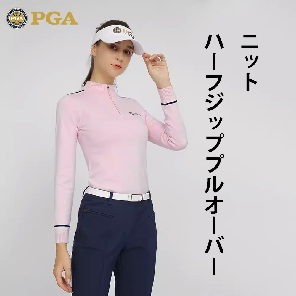 PXG ゴルフ ウェア レディース セーター ハーフジップ 101219-1.jpg