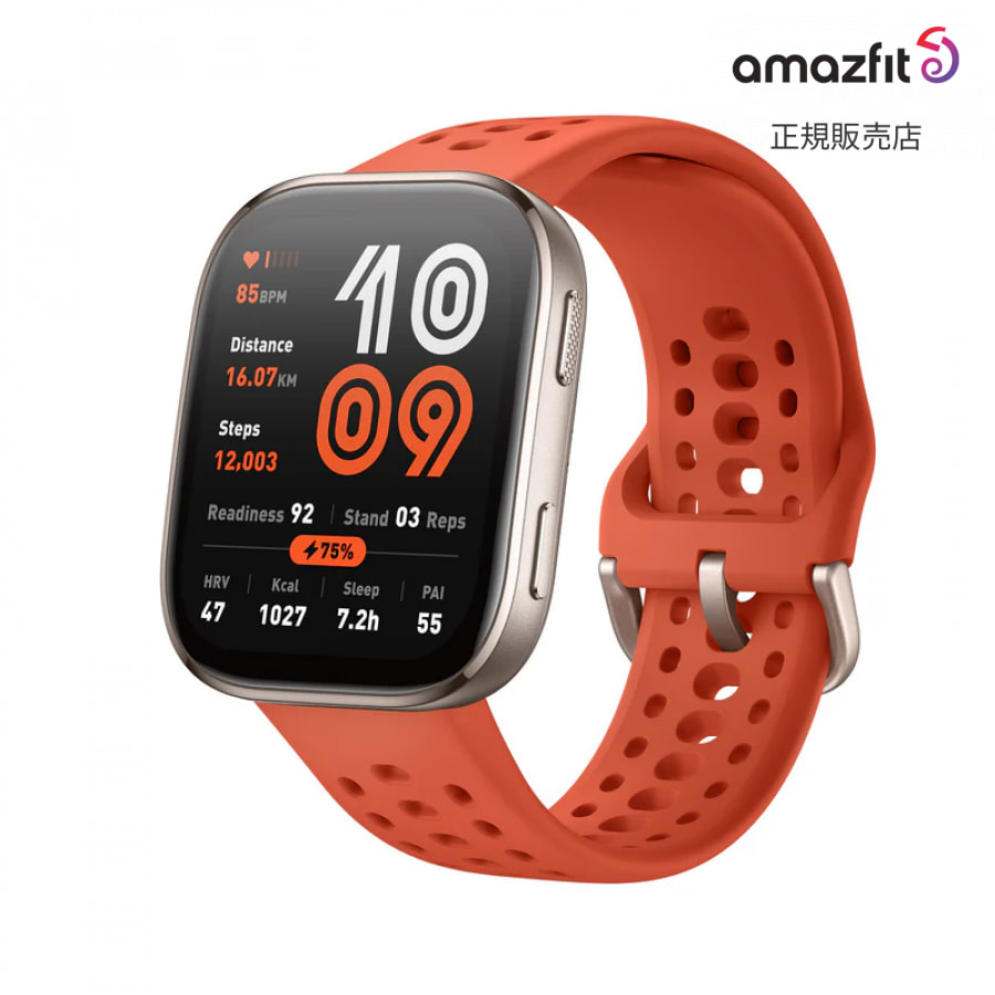 【マラソン期間 抽選で最大100%Pバック要エントリー】【アマズフィット 国内正規品】amazfit Bip 6 レッド Bip 6 Red 14,800円