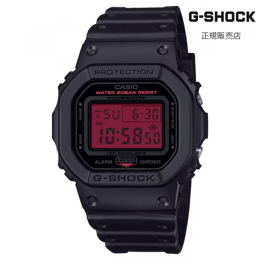 楽天市場】G-SHOCK - DW-5600BB-1JF 「Solid Colors」 ブラック[ CASIO