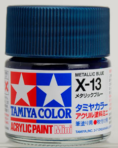 楽天市場 アクリルミニ X 13 メタリックブルー タミヤ 発売済 在庫品 あみあみ 楽天市場店