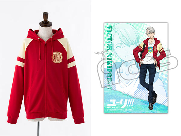 楽天市場 ユーリ On Ice イメージパーカーb ヴィクトルモデル ムービック 在庫切れ あみあみ 楽天市場店