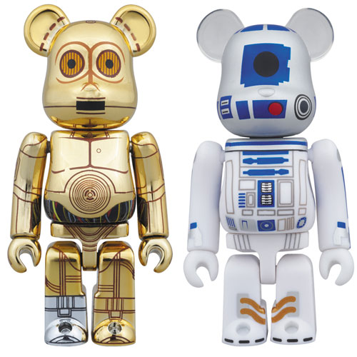 ベアブリック スター・ウォーズ C-3PO ＆ R2-D2 2PACK[メディコム・トイ]《発売済・在庫品》