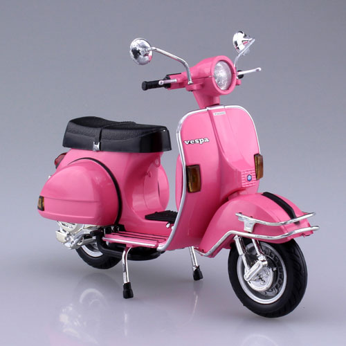1/12 完成品バイク vespa p200e(1978/ピンク)(1/12 complete
