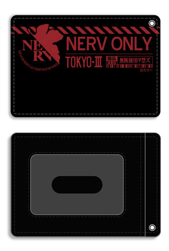 ネルフ デザイン フルカラーパスケース(evangelion - nerv design