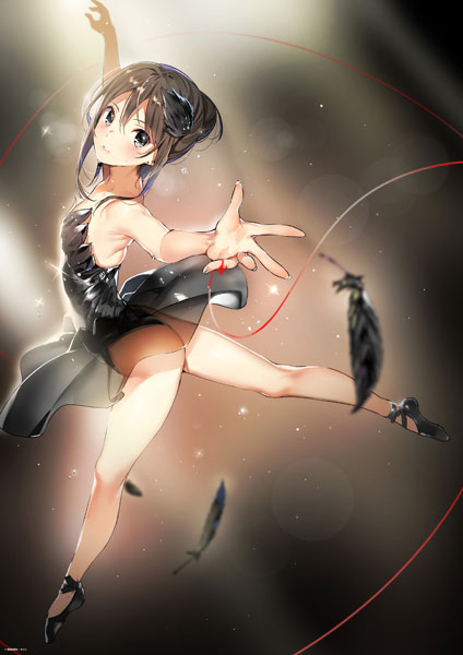 楽天市場 絵師100人展 08 A3クリアポスター ゆらん 赤い糸 Flagments 在庫切れ あみあみ 楽天市場店