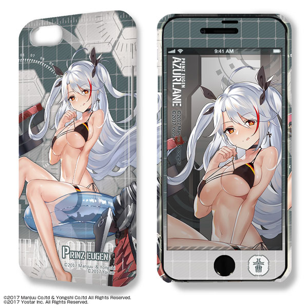 楽天市場 デザジャケット アズールレーン Iphone 7 8ケース 保護シート Ver 2 プリンツ オイゲン 再販 ライセンスエージェント １１月予約 あみあみ 楽天市場店