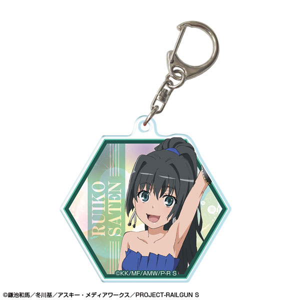 Toaru Kagaku no Railgun Kuroko Mascot Key Chain Anime Manga Licensed MINT