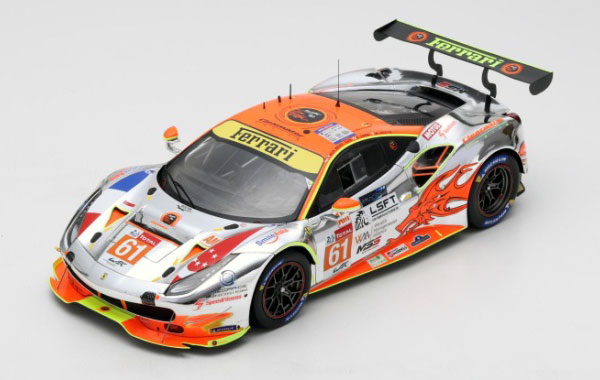118 Ferrari 488 Gte No 61 24h Le Mans 2018 Clearwater Racing M Griffin W S Mok K Sawa Looks Mart Out Of Stock