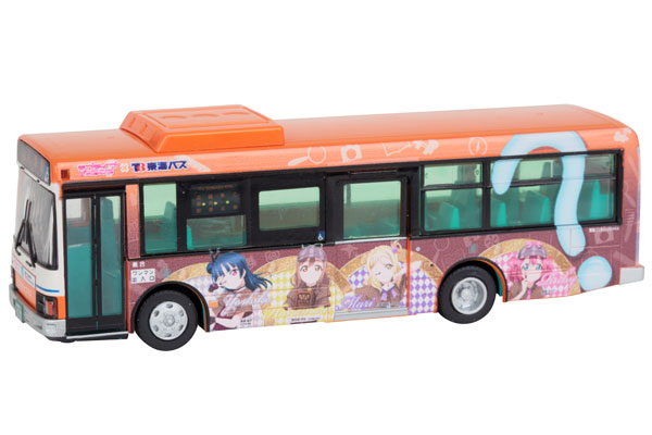 楽天市場 Jh035 全国バス80 東海バスオレンジシャトル ラブライブ サンシャイン ラッピングバス3号車 トミーテック 発売済 在庫品 あみあみ 楽天市場店