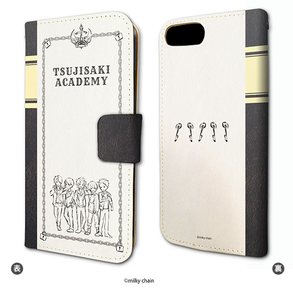 楽天市場 手帳型スマホケース Iphone6 6s 7 8兼用 辻咲学園生徒会の秘密 01 線画デザイン グラフアート A3 在庫切れ あみあみ 楽天市場店