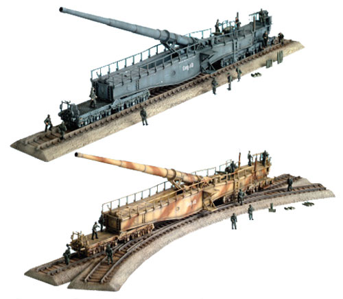 楽天市場 1 144 Ww Ii ドイツ軍 28cm列車砲k5e レオポルド パンツァーグレイ ダークイエロー 2輛セット プラモデル ドラゴンモデル 在庫切れ あみあみ 楽天市場店