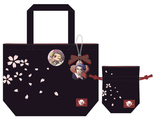 薄桜鬼　秋陽ノ祭　にぎやかセット　缶バッジ　バッグキーホルダー 山南敬助 薄桜鬼 秋陽ノ祭 にぎやかセット 缶バッジ バッグキーホルダー