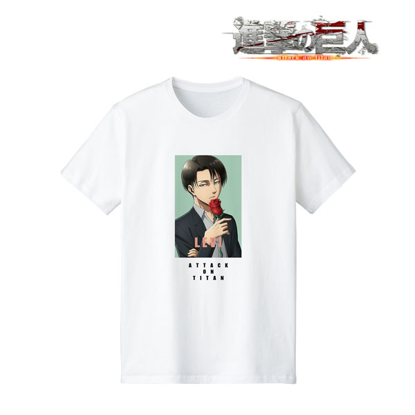 楽天市場 進撃の巨人 描き下ろしイラスト リヴァイ Tシャツ レディース M アルマビアンカ 在庫切れ あみあみ 楽天市場店