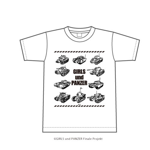 楽天市場 Tシャツ ガールズ パンツァー 最終章 01 戦車デザイン グラフアート A3 ０９月予約 あみあみ 楽天市場店