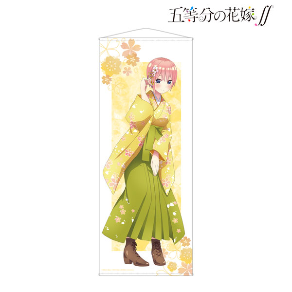 Tvアニメ 五等分の花嫁 描き下ろしイラスト 一花 桜和装ver 等身大タペストリー アルマビアンカ 月予約 Runawayapricot Com