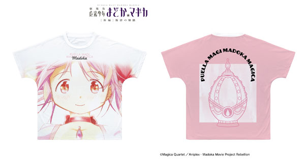 劇場版 魔法少女まどか マギカ 新編 鹿目まどか Ani Art Aqua Label フルグラフィックtシャツ ユニセックス S アルマビアンカ 月予約 Cdm Co Mz