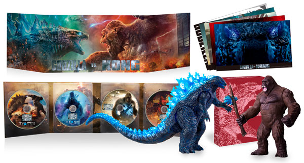 21新春福袋 先着購入特典付 4k Ultra Hd ゴジラvsコング 完全数量限定生産 ムービーモンスターシリーズ Godzilla 21 熱戦放射ver Kong From 映画 Godzilla Vs Kong 21 スペシャルver Dvd