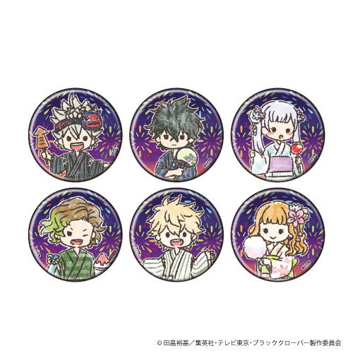 楽天市場 缶バッジ ブラッククローバー 03 浴衣ver グラフアート 6個入りbox A3 在庫切れ あみあみ 楽天市場店