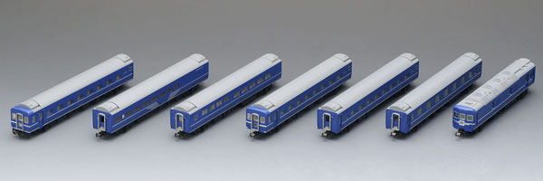 98802 国鉄 24系25-100形特急寝台客車(はやぶさ)セット(7両)（再販）[TOMIX]【送料無料】《０７月予約》