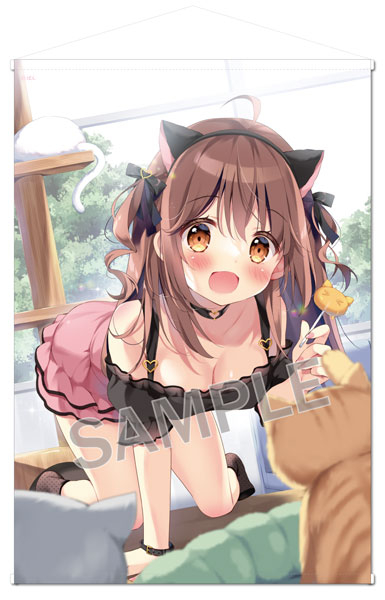 ぱん B1タペストリー Dreamdays ここあちゃんと猫カフェデート（再販）[ブレンドリーム]《０４月予約》