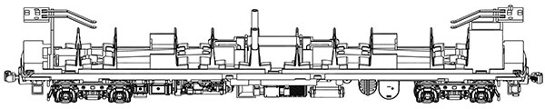 TW-K20-DT19M キハ20系用動力ユニット(DT19)前灯・標識灯用LED基板付（再販）[トラムウェイ]《発売済・在庫品》