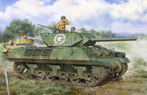 1/16 米軍 M10 駆逐戦車 「ウルヴァリン」 プラモデル[TAKOM]【送料無料】《発売済・在庫品》画像