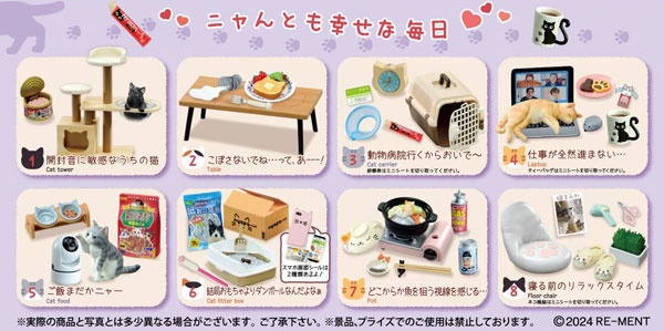 ぷちサンプルシリーズ 猫田さんの日常 8個入りBOX（再販）[リーメント]《０５月予約》