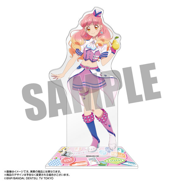 アイカツフレンズ！×がたふぇす 描きおろし 超デカアクリルスタンド 友希あいね[あみあみ]《発売済・在庫品》画像