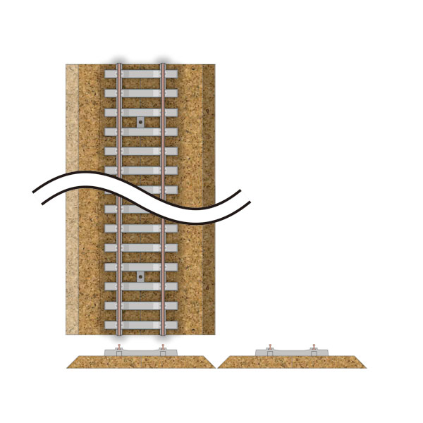 KATO フレキシブルレール コルク道床 大量セット KATO フレキシブル