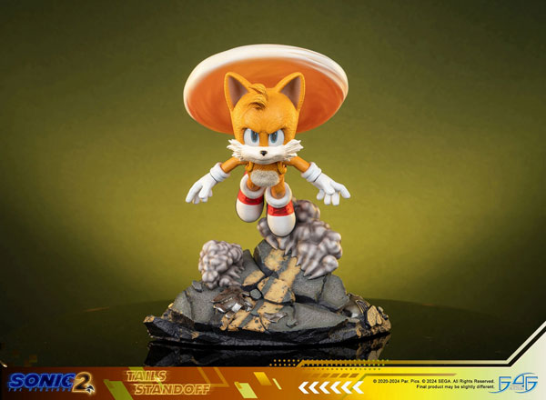 ソニック・ザ・ムービー ソニック vs ナックルズ/ テイルス スタンドオフ スタチュー[First 4 Figures]【同梱不可】【送料無料】《発売済・在庫品》画像