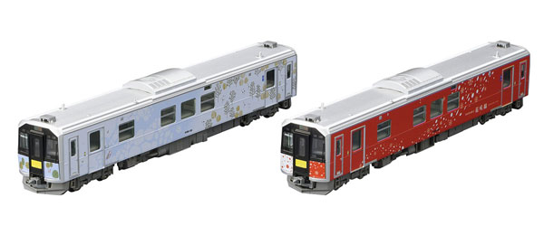 98136 JR H100形ディーゼルカー(釧網線・花咲線ラッピング車)セット(2両)[TOMIX]【送料無料】《発売済・在庫品》