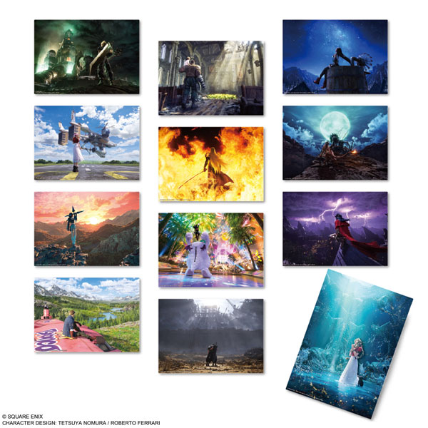 ファイナルファンタジーVII リバース ミニクリアポスター 12個入りBOX[スクウェア・エニックス]《発売済・在庫品》