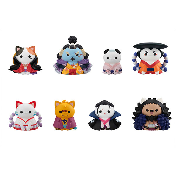 MEGA CAT PROJECT ワンピース ニャンピースニャーン！ ルフィとワノ国編でござる 8個入りBOX（再販）[メガハウス]《発売済・在庫品》