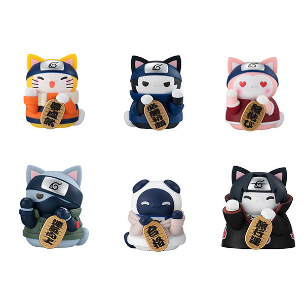 MEGA CAT PROJECT NARUTO-ナルト- ニャルト！ 招き猫FORTUNE もういっちょ！ 6個入りBOX[メガハウス]《発売済・在庫品》画像
