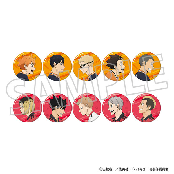ハイキュー！！ ゴミ捨て場の決戦　缶バッジ　全9種コンプガチャガチャ 10セット ハイキュー！！ ゴミ捨て場の決戦 缶バッジ Part1 全9種コンプ