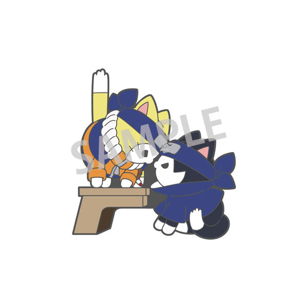 MEGA CAT PROJECT NARUTO-ナルト- ニャルト！ ピンズコレクション うずまきナルト＆うちはサスケ[メガハウス]《発売済・在庫品》画像