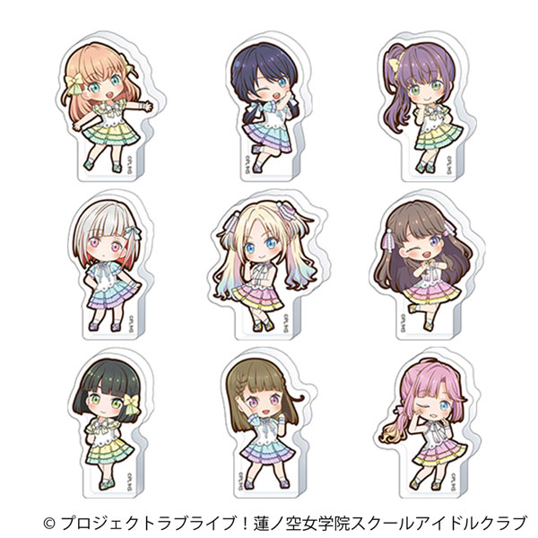 ラブライブ！蓮ノ空女学院スクールアイドルクラブ ころっと アクリルフィギュアコレクション 9個入りBOX[ムービック]《発売済・在庫品》