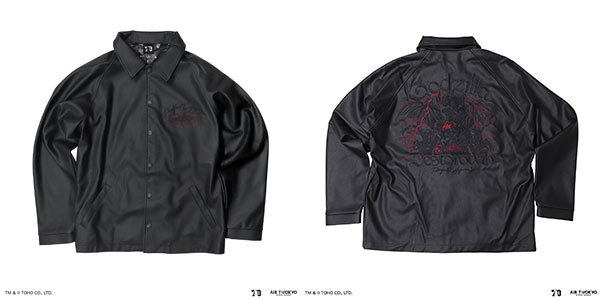 ゴジラ 70周年記念 平成・VSシリーズ 合皮ジャケット(ゴジラVSデストロイア) ブラック XL[AIR TWOKYO]【送料無料】《発売済・在庫品》