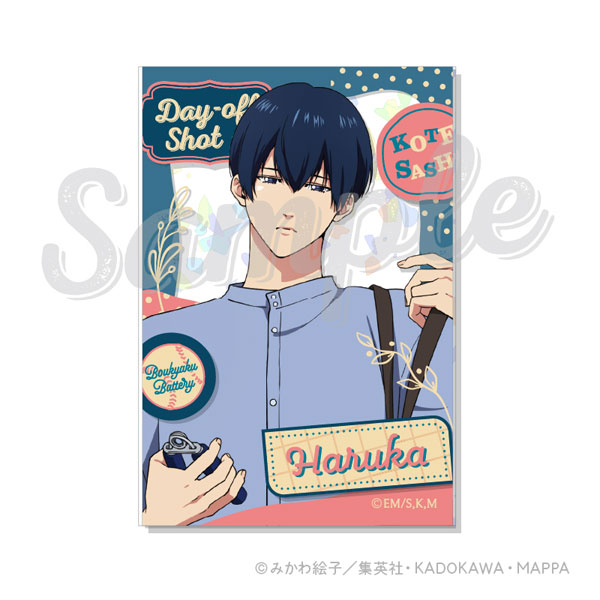 忘却バッテリー Day-off Shot トレーディング箔押し缶バッジ 8BOX グッズ-バッチ】忘却バッテリー Day-off Shot トレーディング